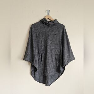 Nike Women's Gray Poncho Top – Size M